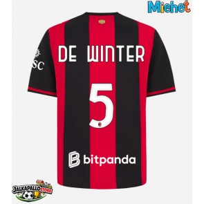 AC Milan Koni De Winter #5 Kotipaita 2026-27 Lyhythihainen